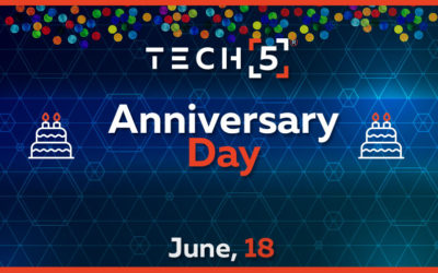 Another Year of Success. TECH5 Celebrates its Third Anniversary.