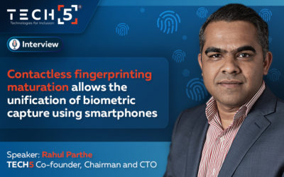 Contactless fingerprinting maturation allows the unification of biometric capture using smartphones