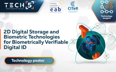 2D Digital Storage and Biometric Technologies for Biometrically Verifiable Digital ID