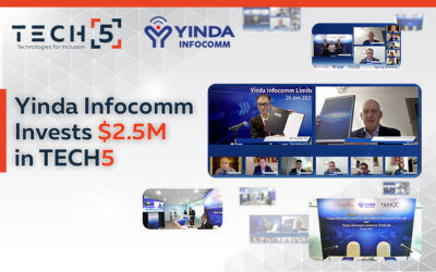 Yinda Infocomm Invests $2.5M in TECH5 Recognizing the Company’s Leadership and Growth Potential in Identity Management and Digital ID